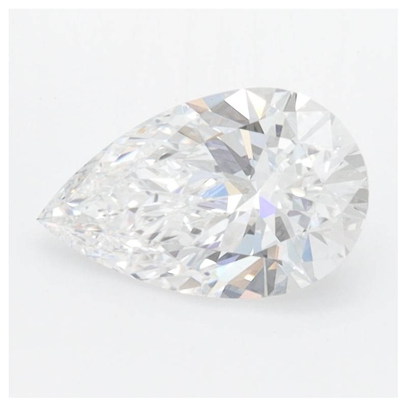 Diament laboratoryjny bezbarwny szlif gruszkowy, 1.07ct, IF, D, IGI LG700511891